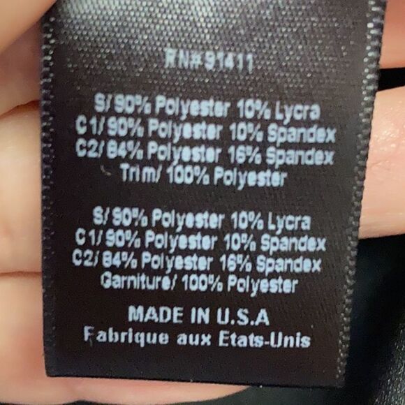 Clover Canyon Neoprene Black Gold Floral Geometric Bomber Jacket Size Small - Picture 8 of 9